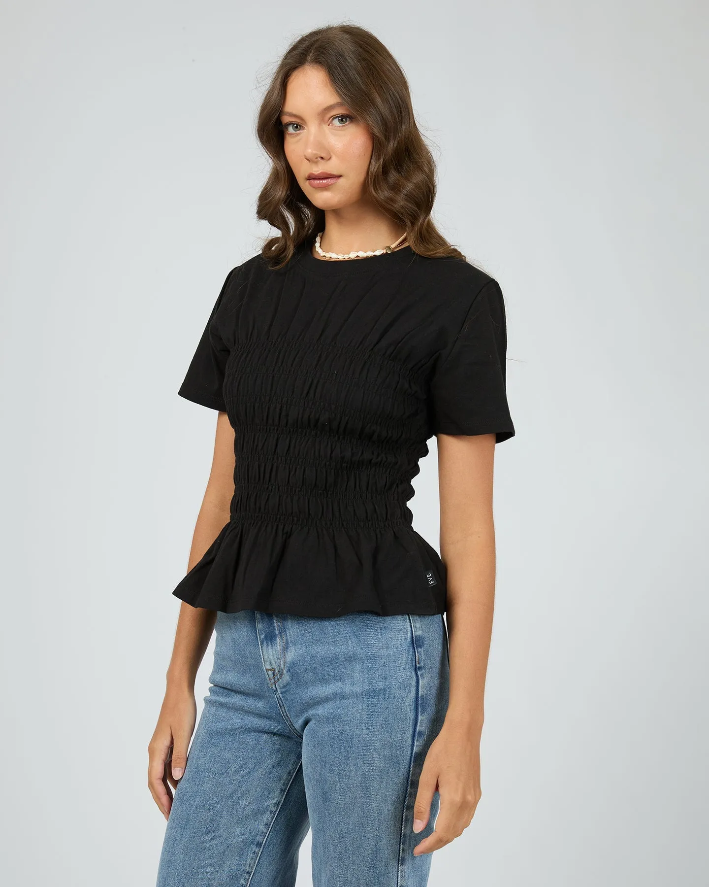 All About Eve Lipa Ruched Top Black sold by Shine On product image thumbnail 2