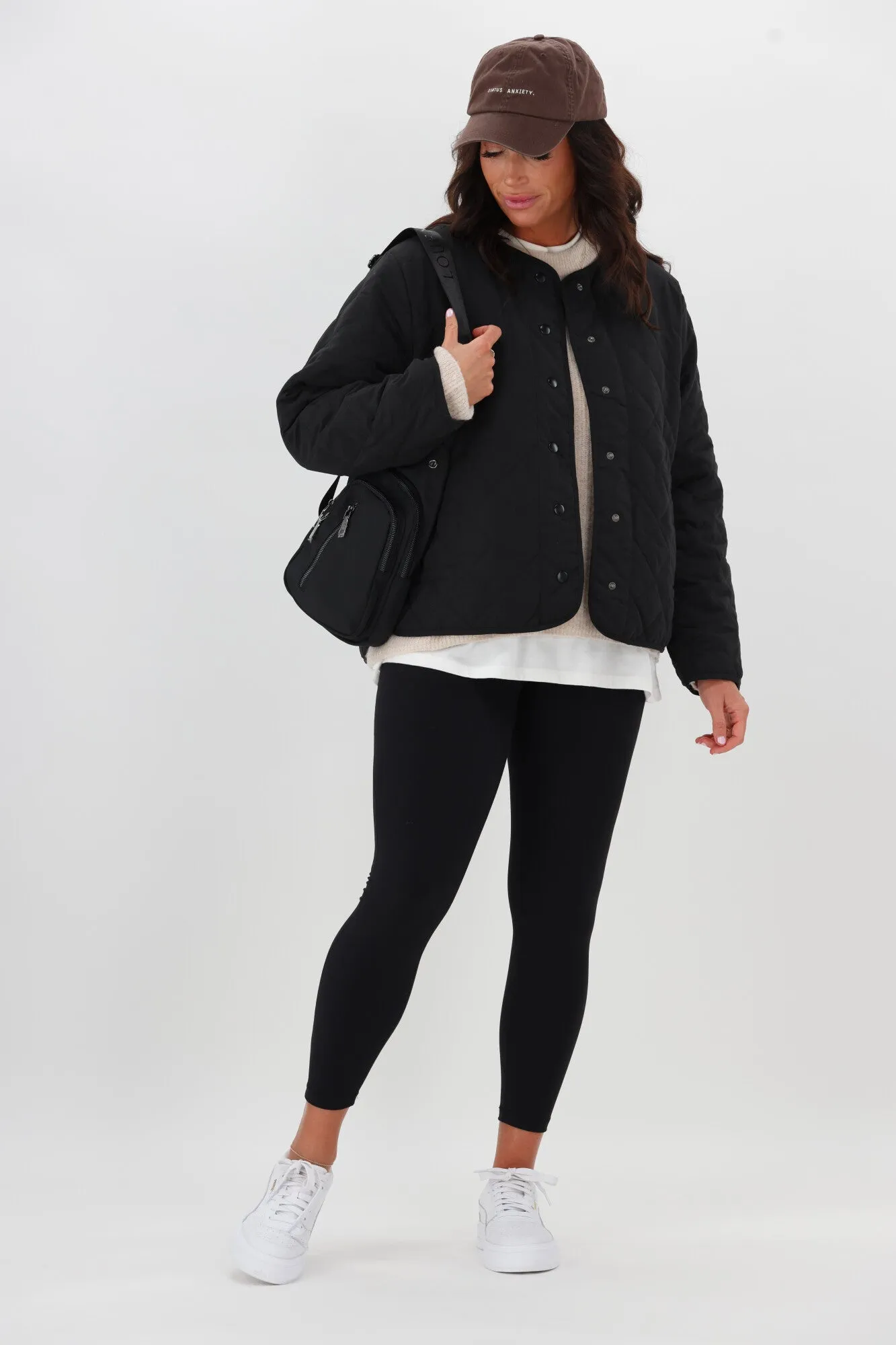 AS Colour Wo's Quilted Jacket Black sold by Shine On