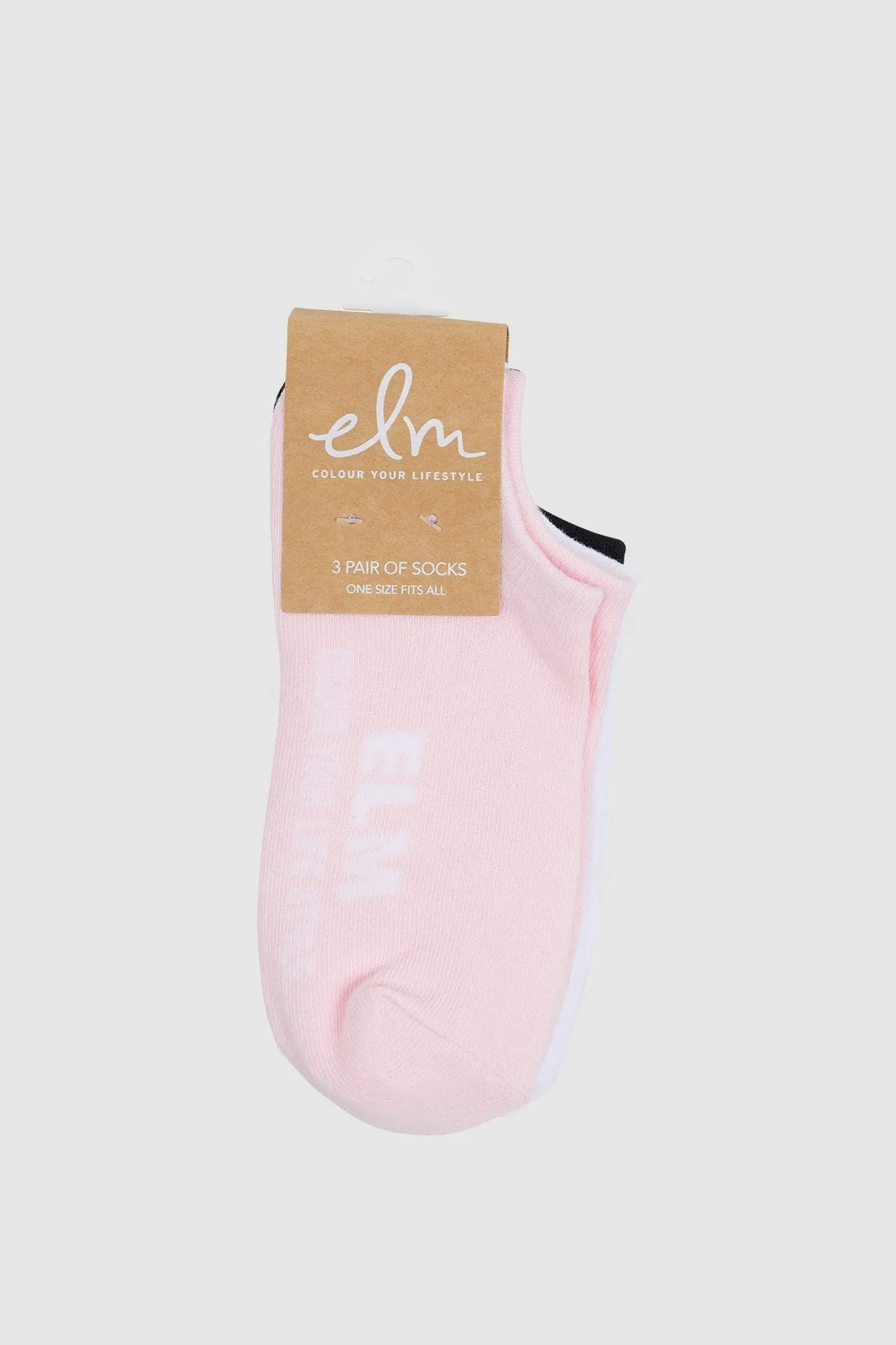Elm No Show Socks 3 Pack sold by Shine On product image thumbnail 2