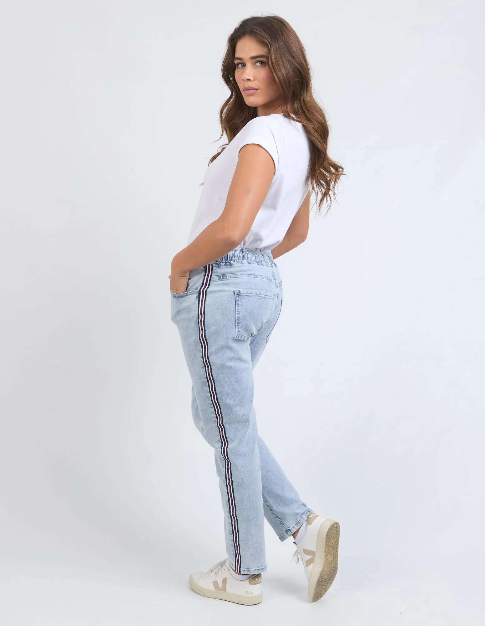 Foxwood Juliette Taped Jogger Vintage Pale Blue sold by Shine On product image thumbnail 4