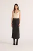 Minkpink Jemma Polka Bias Midi Skirt Black sold by Shine On