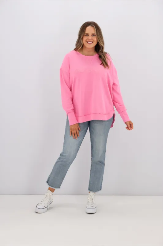 Foxwood Simplified Crew Bubblegum Pink sold by Shine On