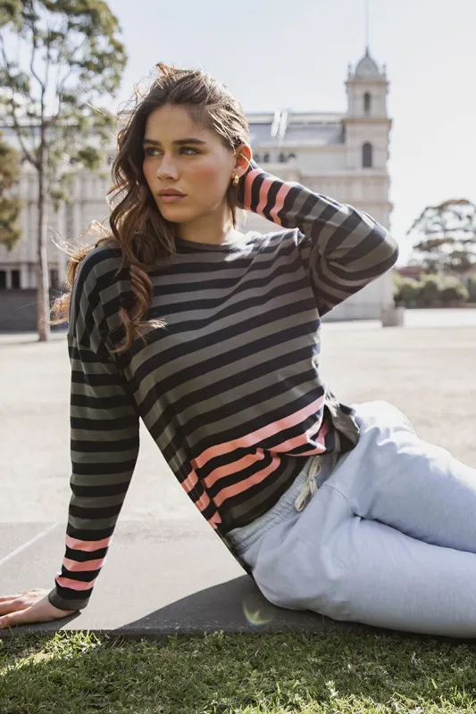 Elm Turn Back L/S Tee Cosy Coral sold by Shine On