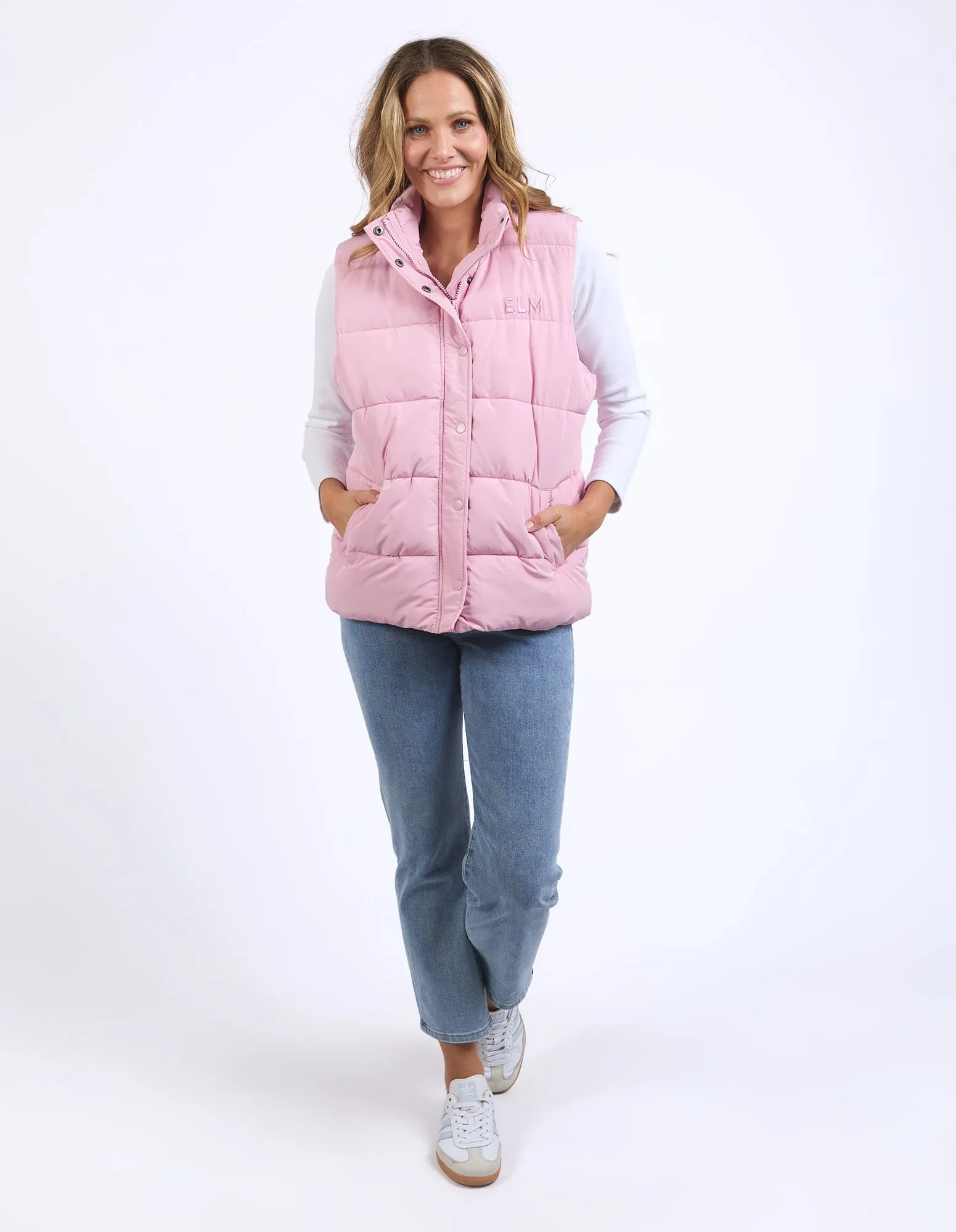 Elm Core Puffer Vest Soft Pink sold by Shine On product image thumbnail 5