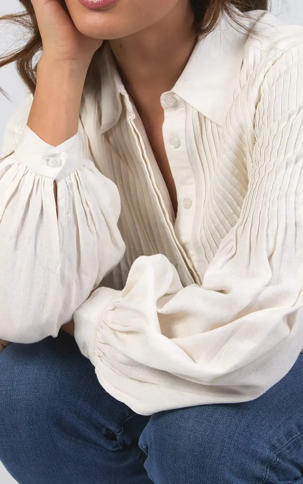 Elm Sky Shirt Marshmallow sold by Shine On product image thumbnail 3