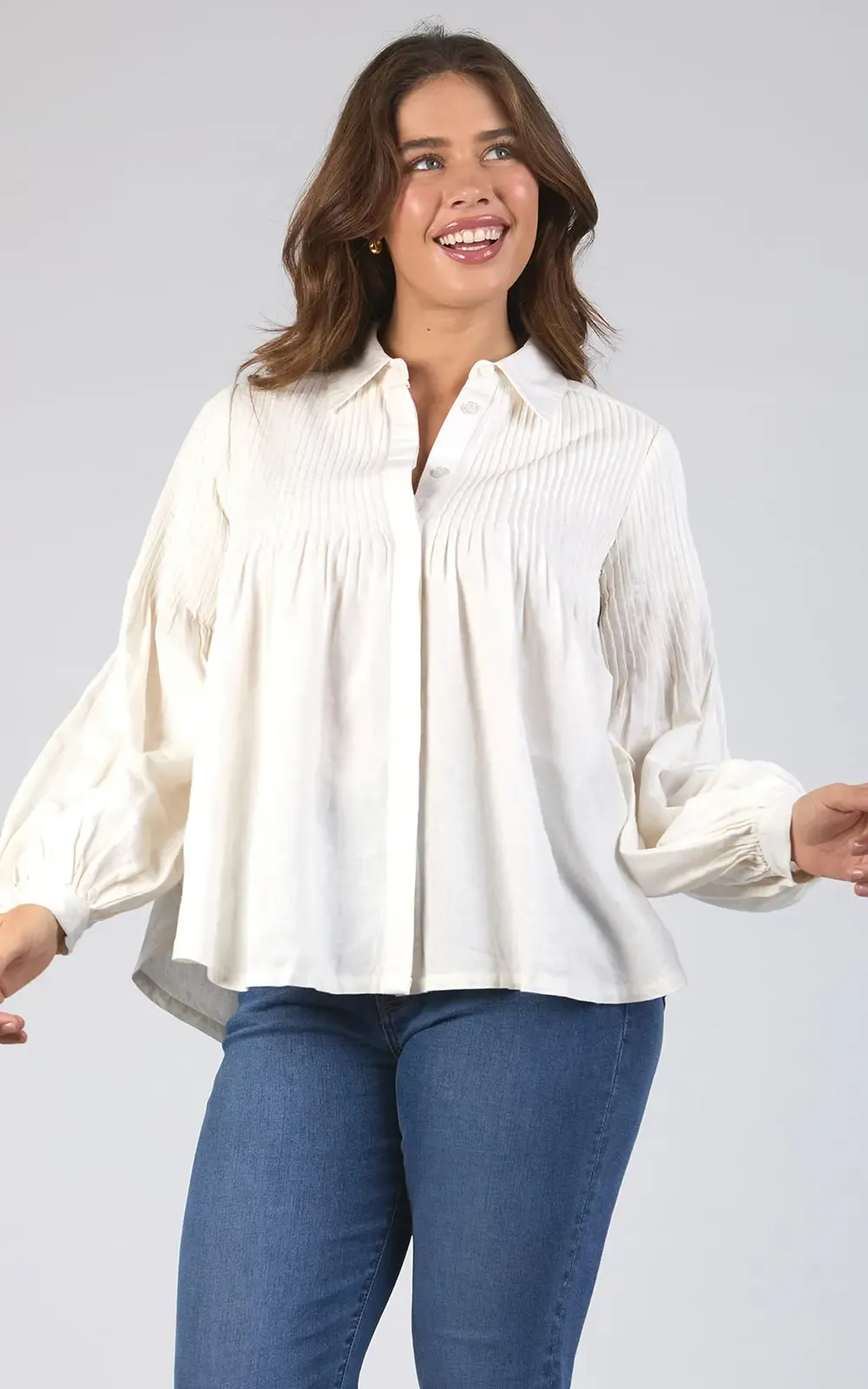 Elm Sky Shirt Marshmallow sold by Shine On product image thumbnail 4