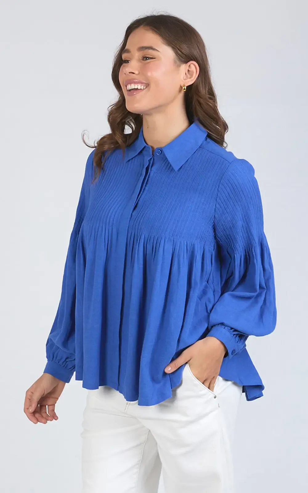 Elm Sky Shirt French Blue sold by Shine On product image thumbnail 5