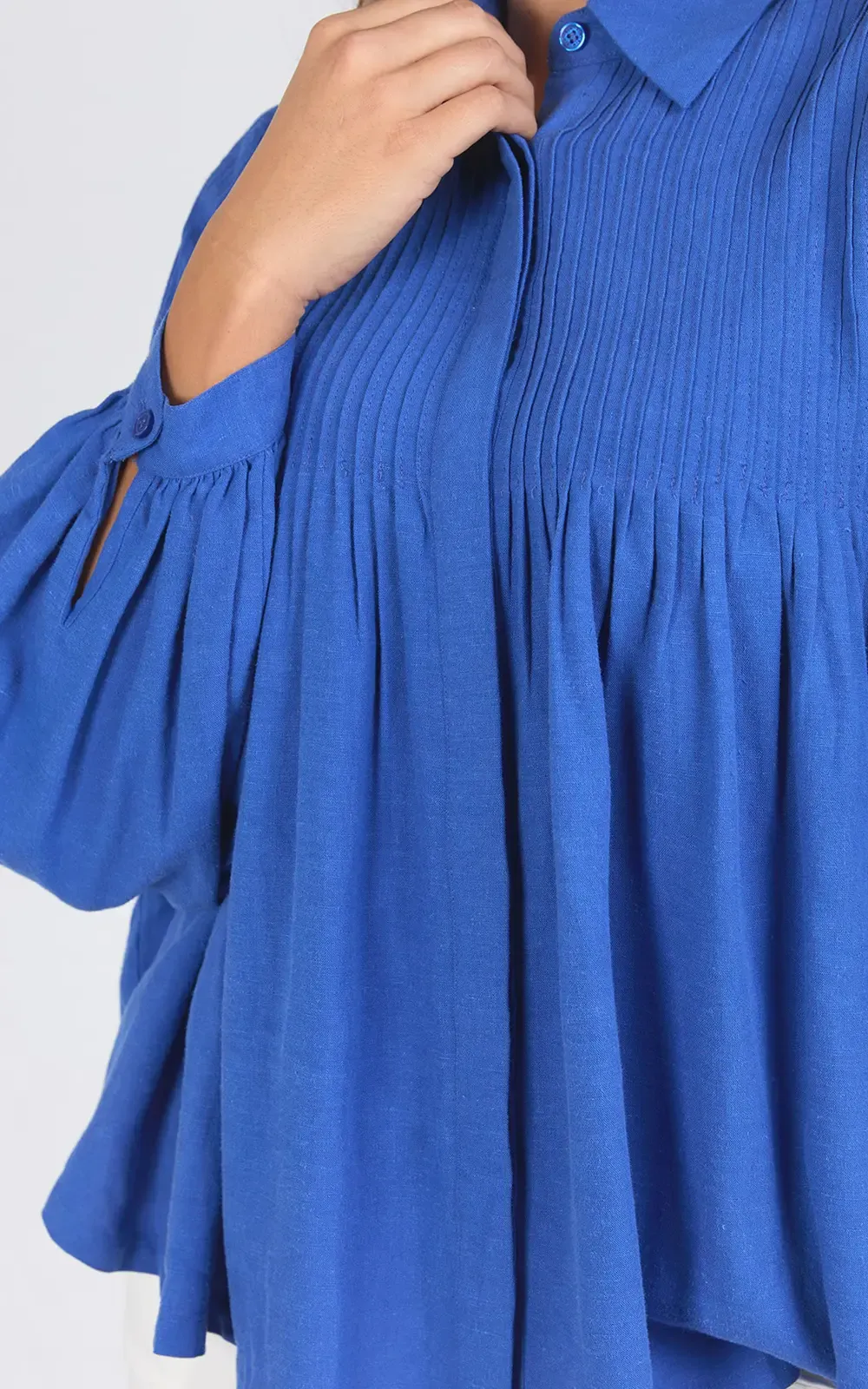 Elm Sky Shirt French Blue sold by Shine On product image thumbnail 4