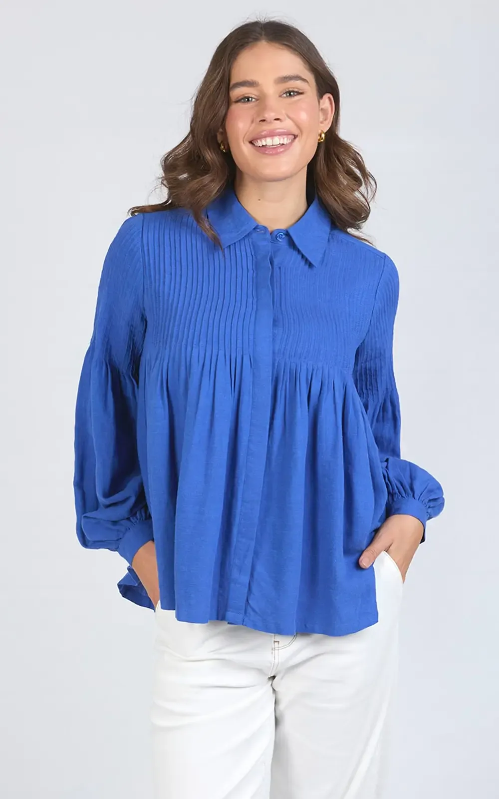 Elm Sky Shirt French Blue sold by Shine On product image thumbnail 3
