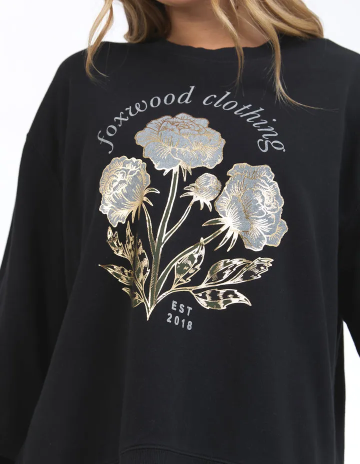 Foxwood Golden Rose Crew Washed Black sold by Shine On product image thumbnail 2