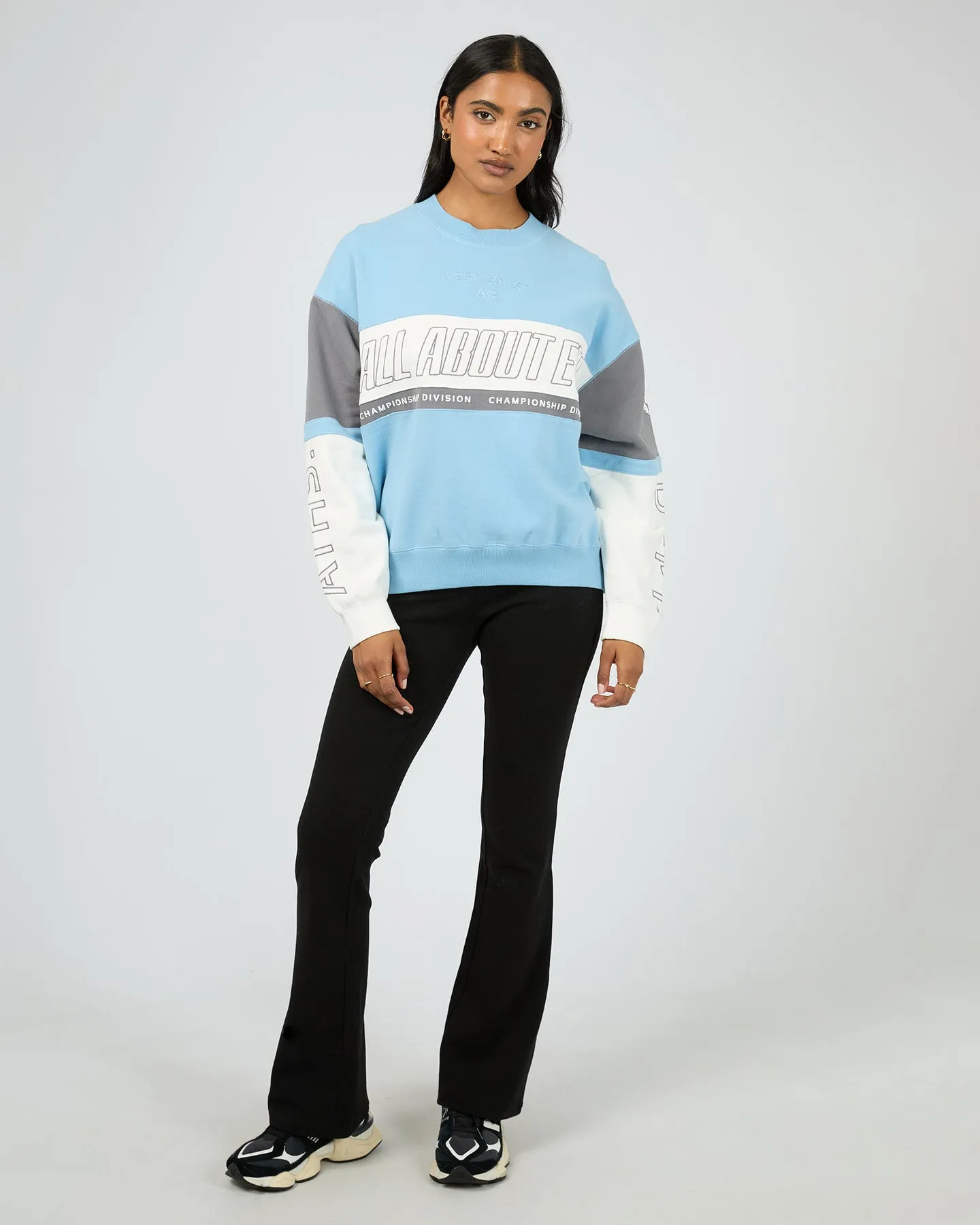 All About Eve Performance Slouch Panel Crew Vintage Blue sold by Shine On product image thumbnail 3