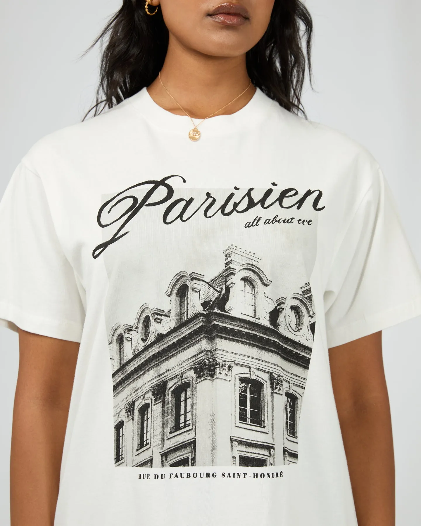 All About Eve Parisien Oversized Tee Vintage White sold by Shine On product image thumbnail 2