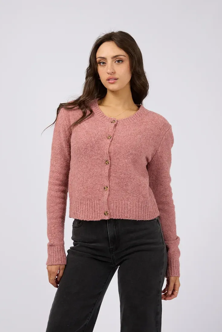 All About Eve Claude Cardigan Mauve sold by Shine On