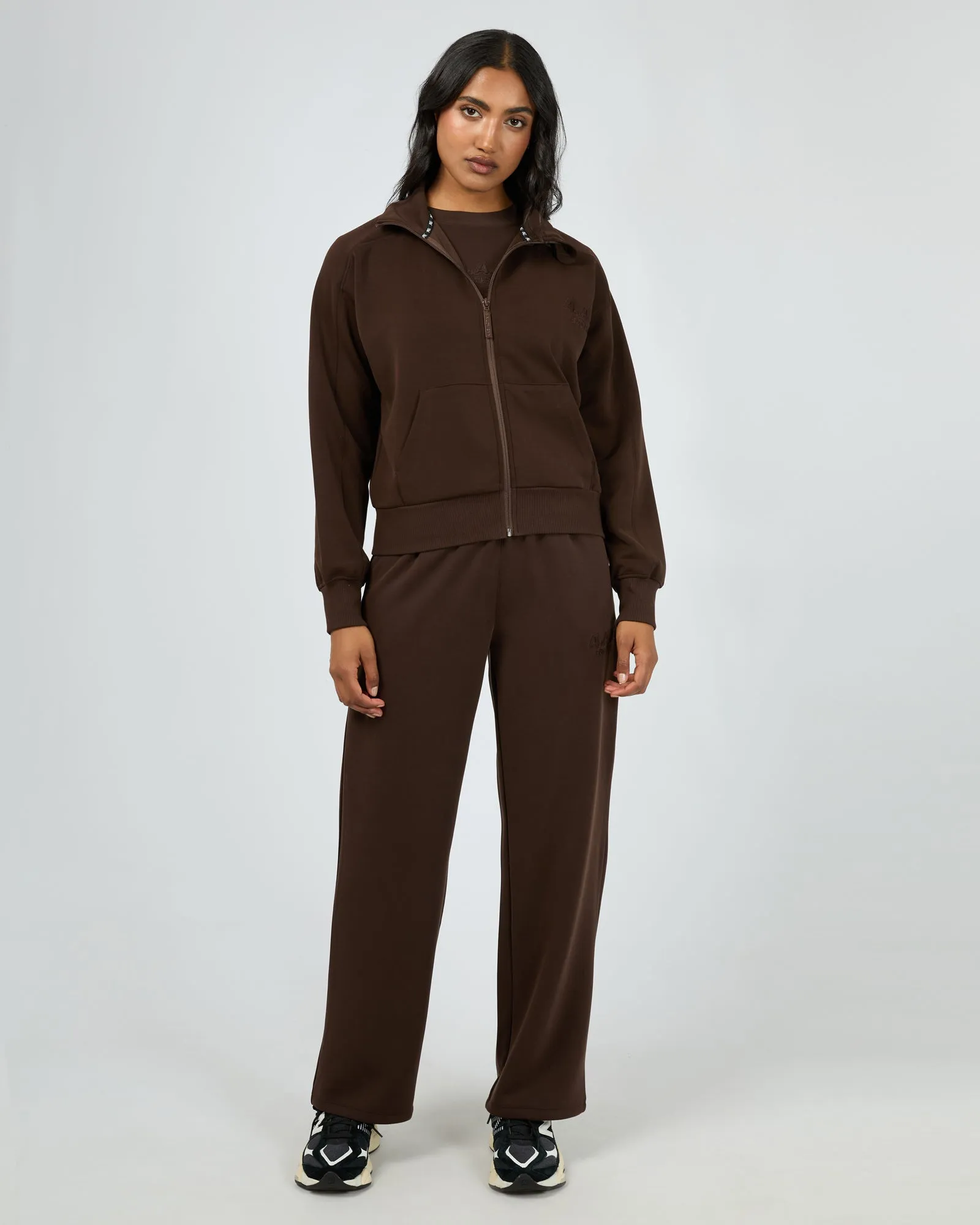 All About Eve Luxe Active Zip Through Brown sold by Shine On
