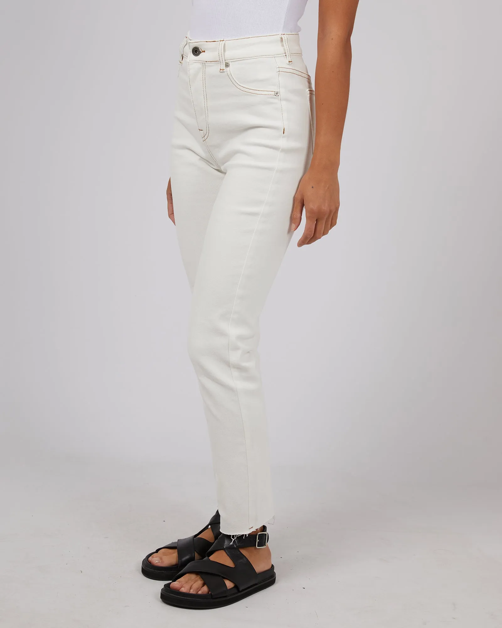 Silent Theory Monica Mom Comfort Jean Vintage White sold by Shine On product image thumbnail 4