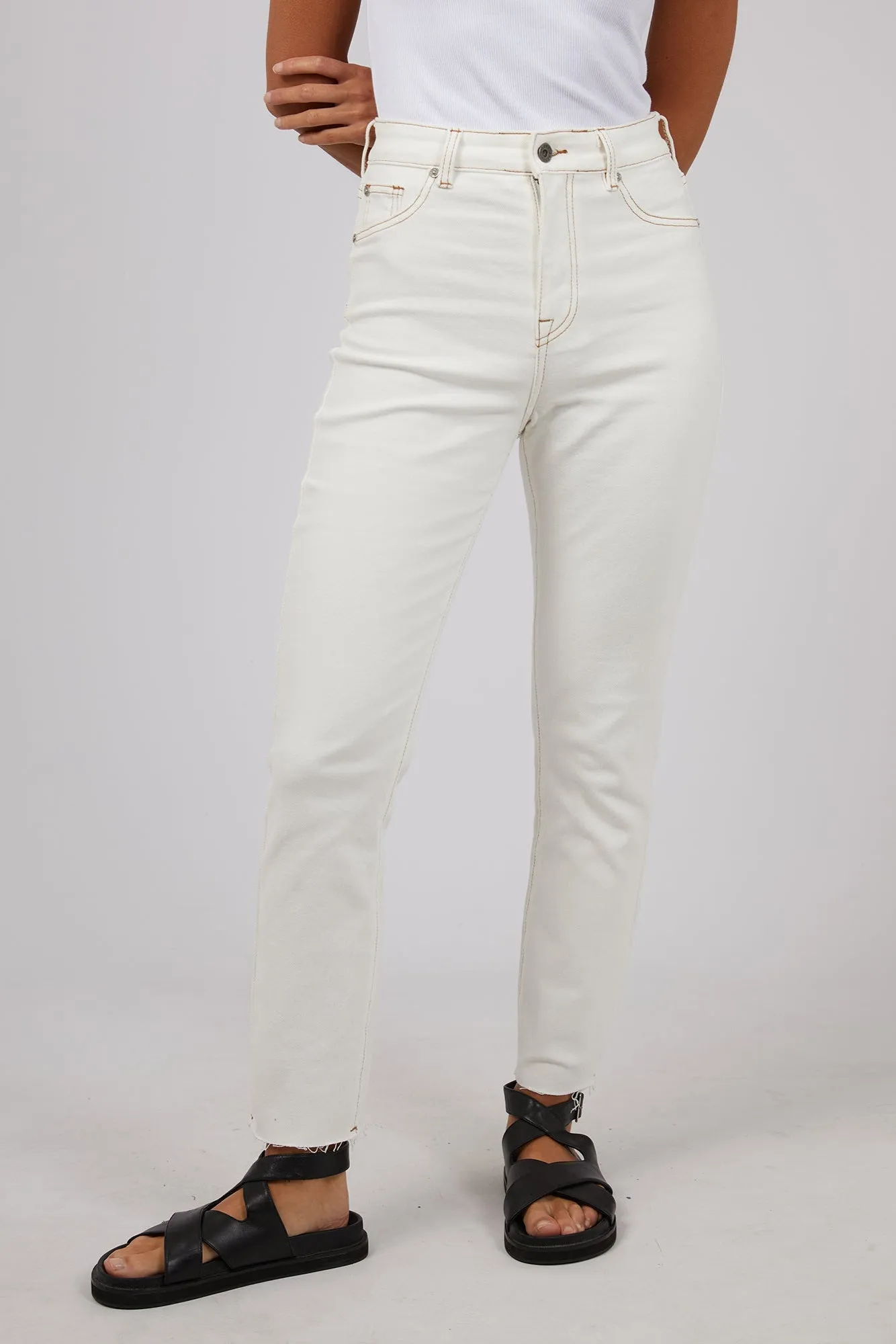 Silent Theory Monica Mom Comfort Jean Vintage White sold by Shine On product image thumbnail 2