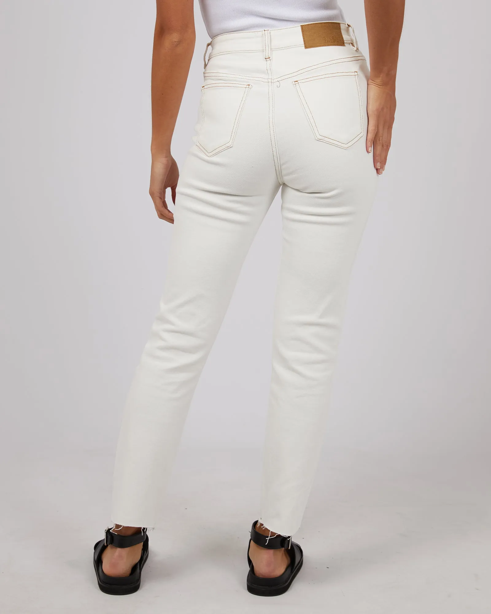 Silent Theory Monica Mom Comfort Jean Vintage White sold by Shine On product image thumbnail 5
