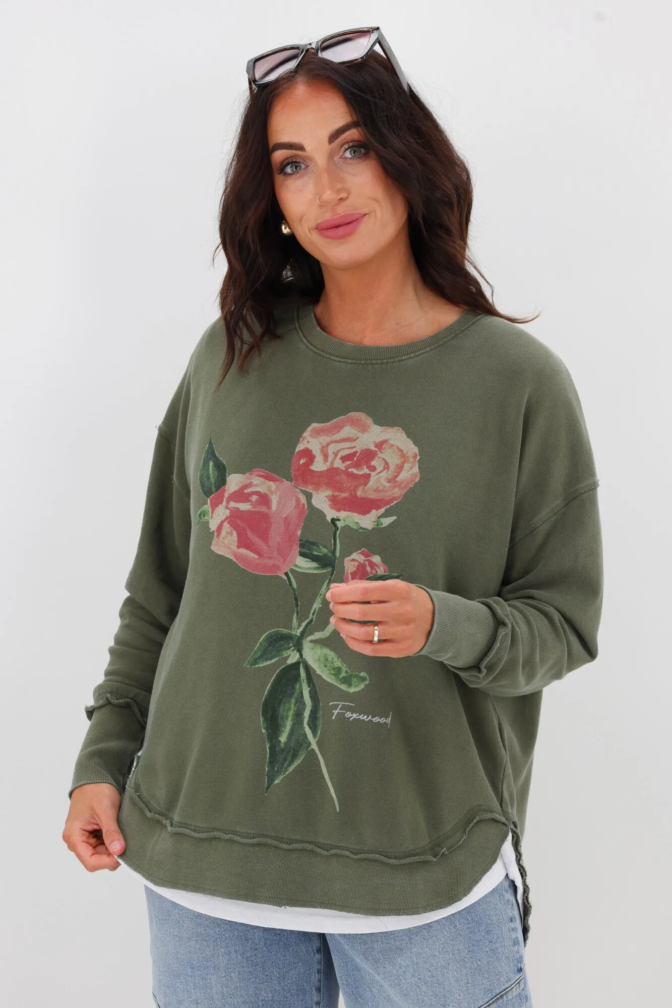 Foxwood Rosie Crew Khaki sold by Shine On product image thumbnail 2