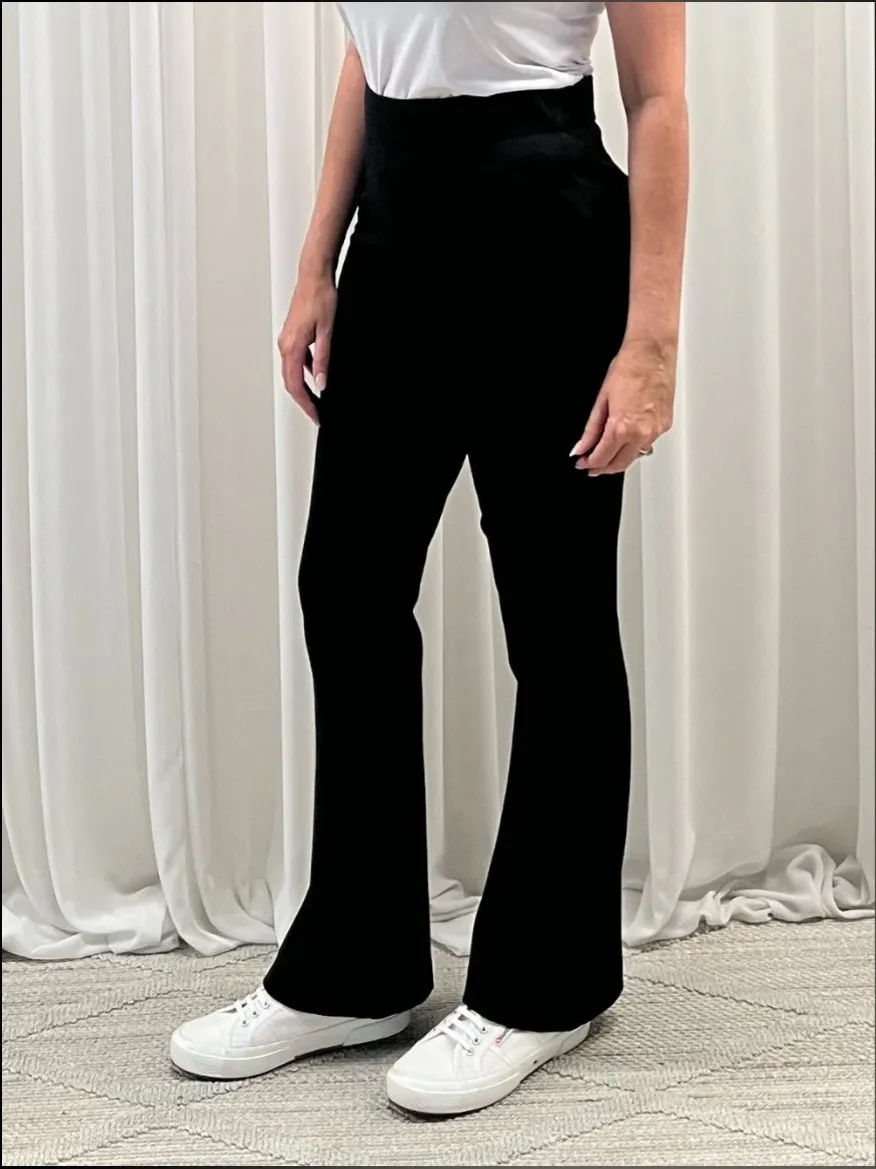Threadz Carla Flare Pant Black sold by Shine On product image thumbnail 4