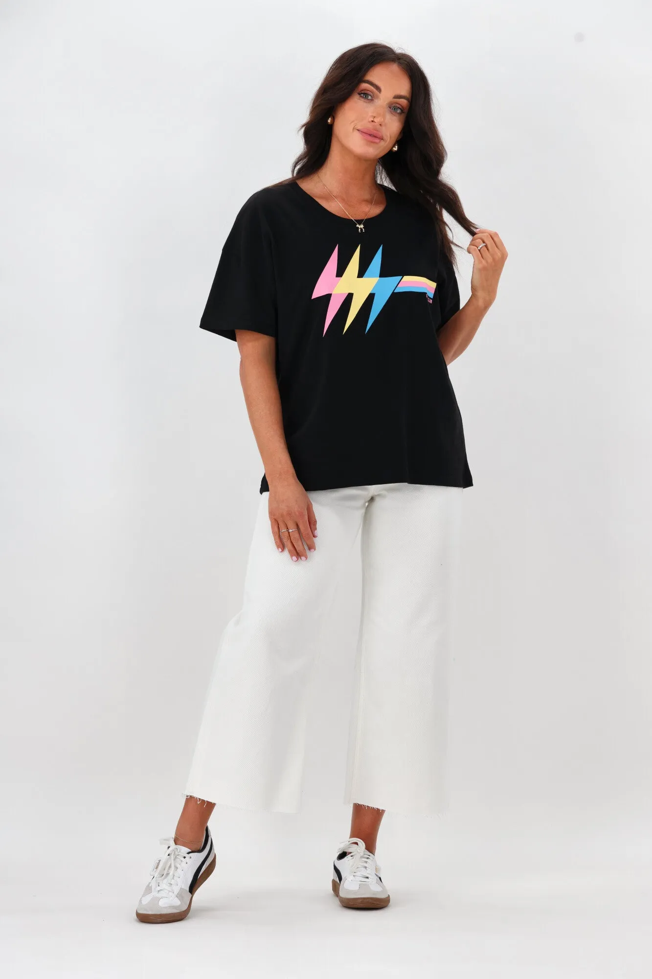 Rebel Club High Voltage Tee Black sold by Shine On product image thumbnail 5