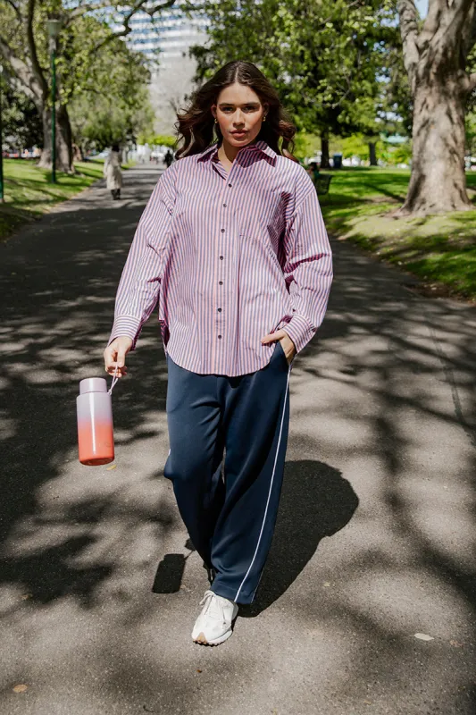 Elm Lila Stripe Shirt French Blue Charm Pink Stripe sold by Shine On