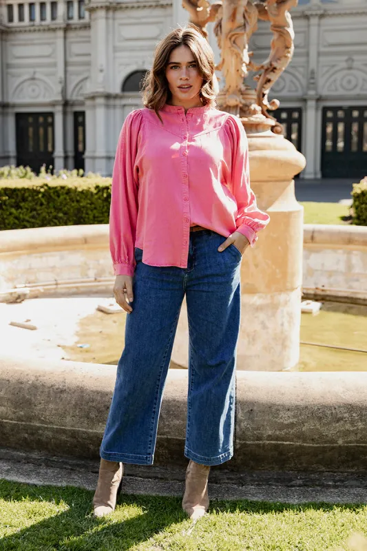 Elm Hayley Blouse Azalia Pink sold by Shine On