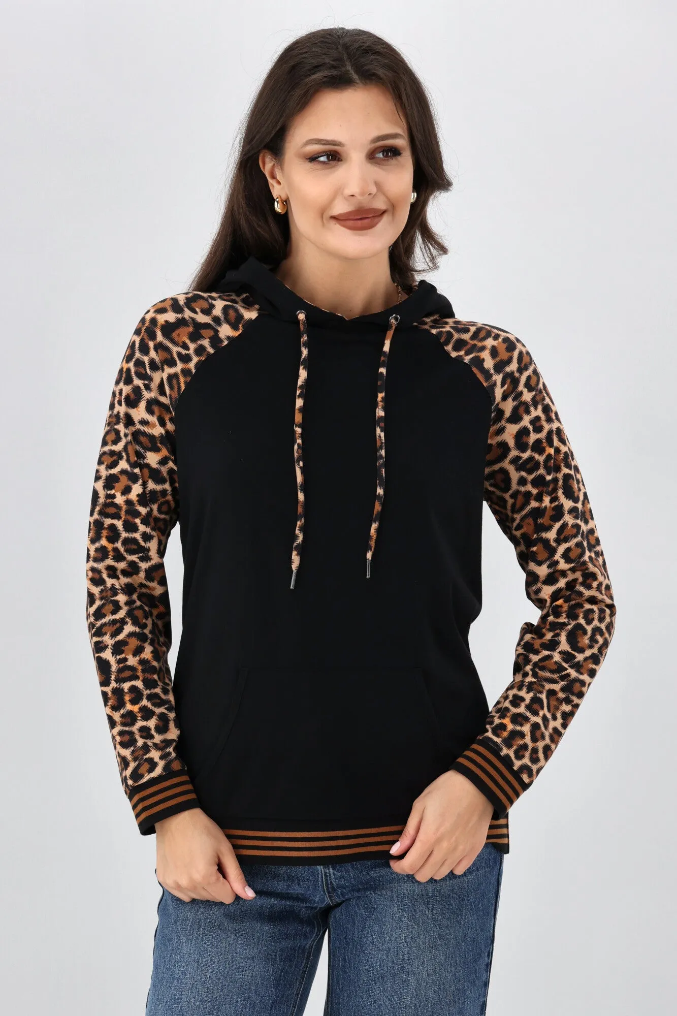 Shine On Label Chelsea Floral Print Hoodie Animal Print sold by Shine On