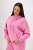 Rebel Club Flock Scribble Heart Hoodie Pink Wash sold by Shine On