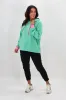 Rebel Club Lucy Striped Hoodie Green sold by Shine On