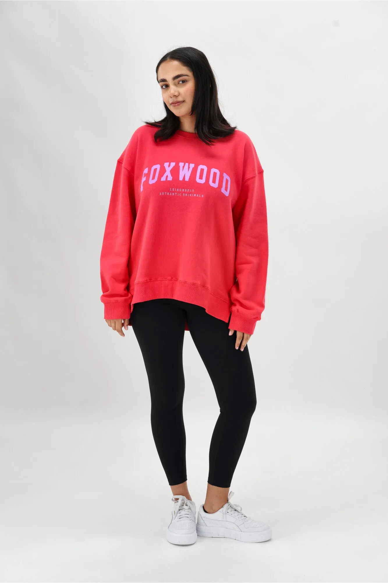 Foxwood Interval Crew Raspberry with Neon Lilac sold by Shine On product image thumbnail 5