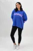 Foxwood Interval Crew Cobalt Blue with Neon Pink sold by Shine On