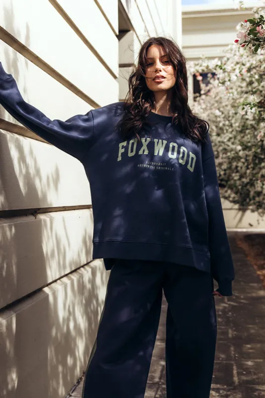 Foxwood Interval Crew Navy sold by Shine On
