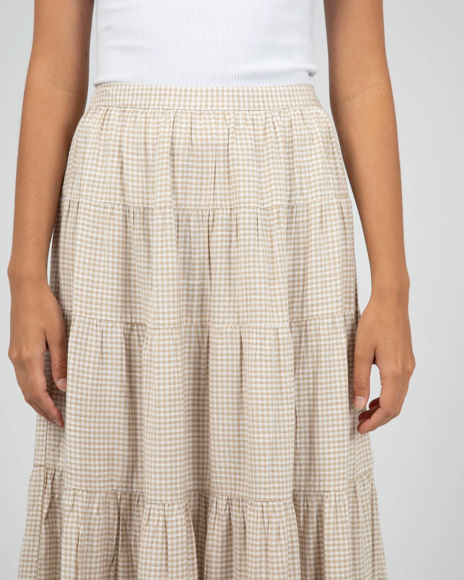 All About Eve Hampton Maxi Skirt Oat sold by Shine On product image thumbnail 3