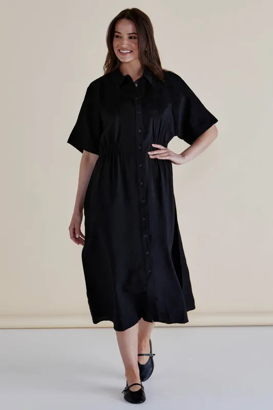 Betty Basics Dusk Dress Black sold by Shine On