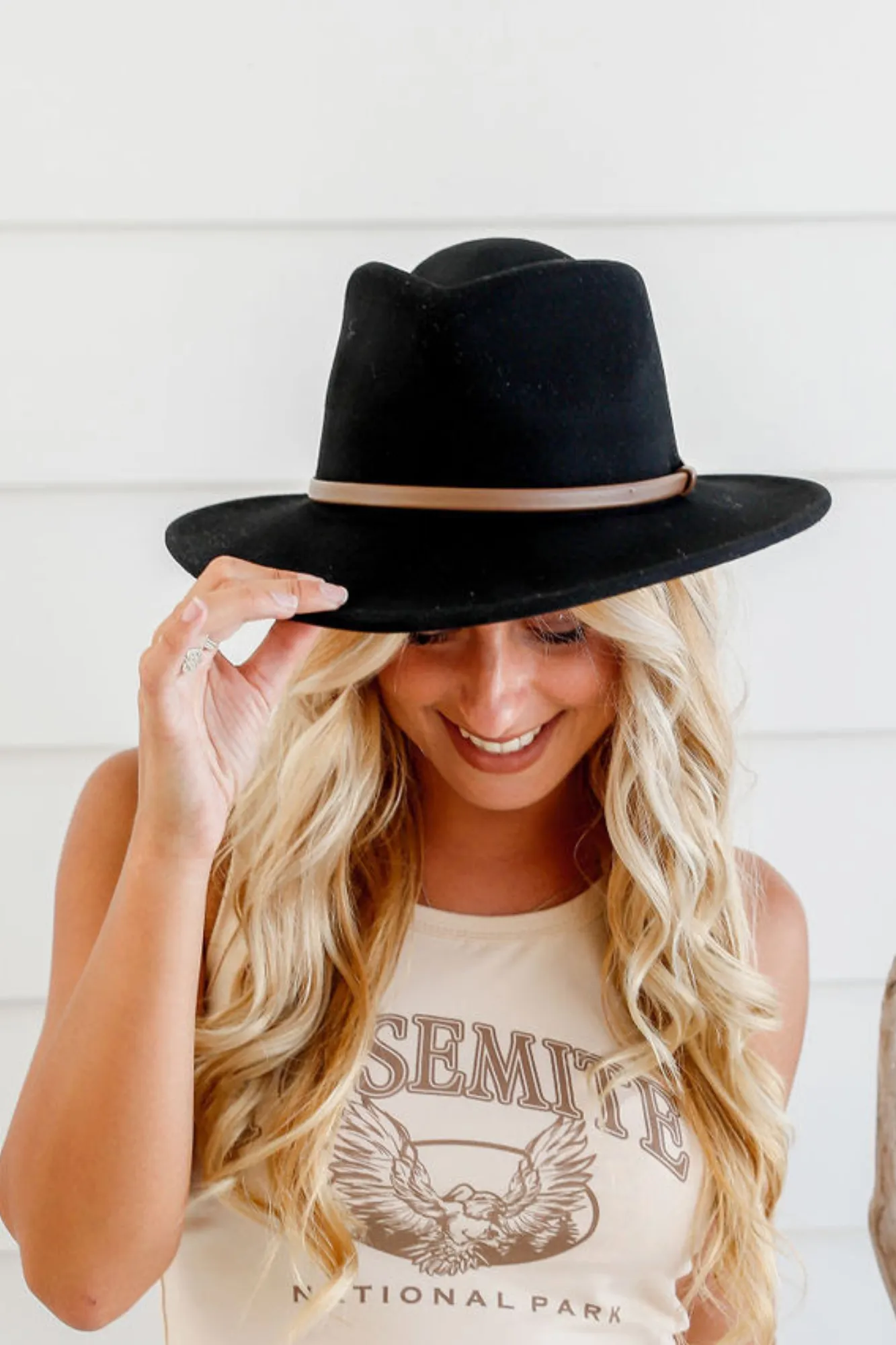 Free Spirit Fedora Black sold by Shine On