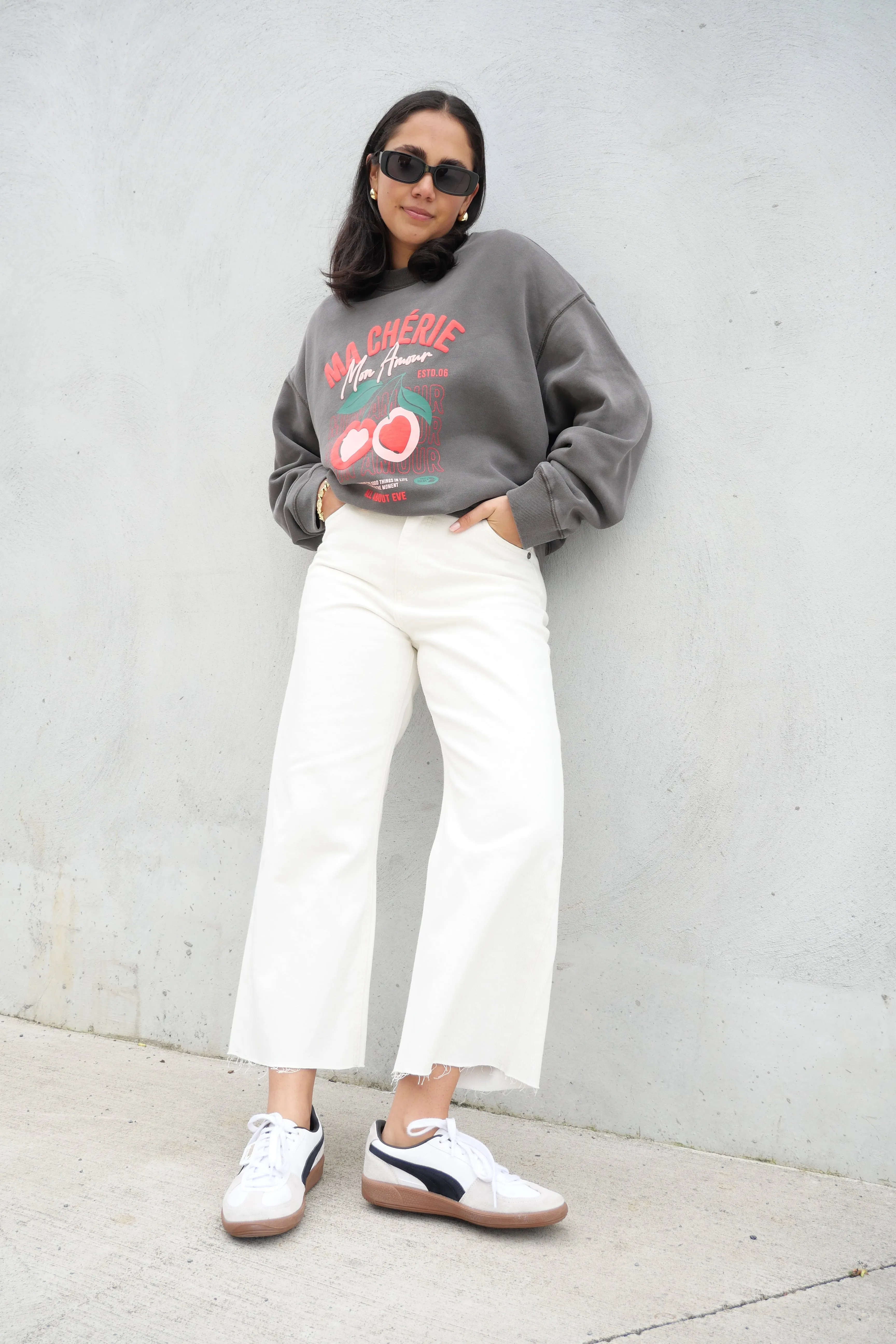 All About Eve Cherry Box Crew Charcoal sold by Shine On product image thumbnail 3