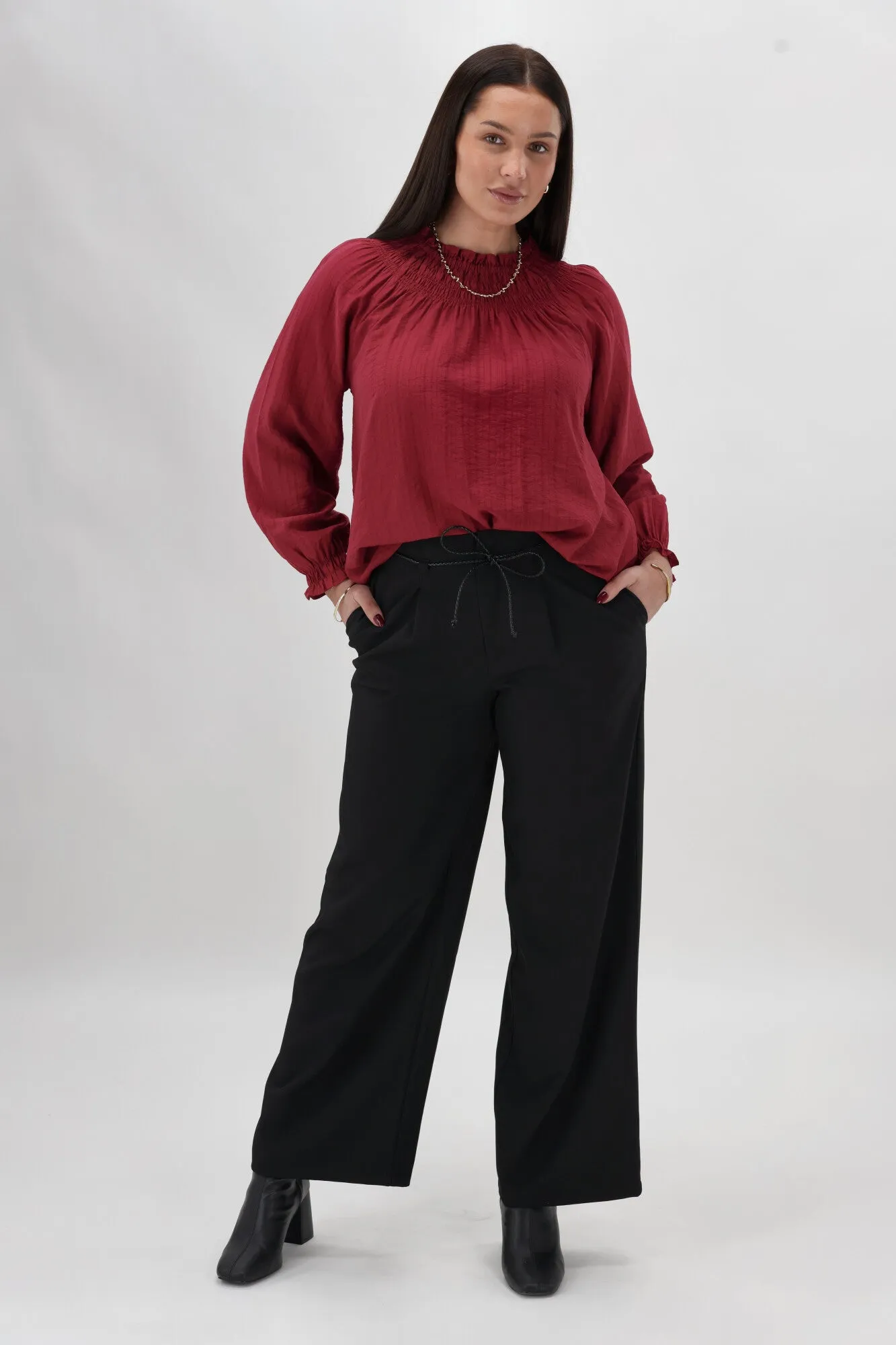 Gloss The Label Kymani Belted Pant Black sold by Shine On product image thumbnail 3