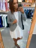 Leoni Hayden Blazer Black White sold by Shine On