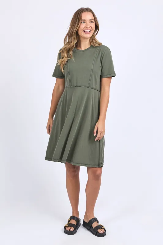 Foxwood Eva Dress Khaki sold by Shine On