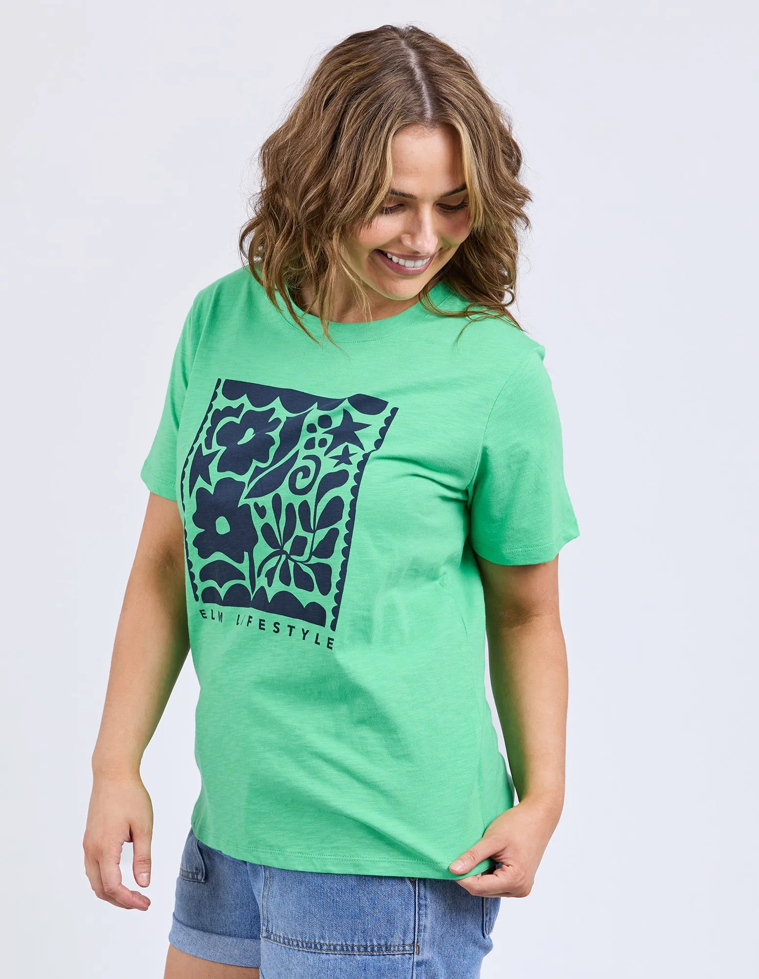 Elm Winona Tee Spring Green sold by Shine On product image thumbnail 3