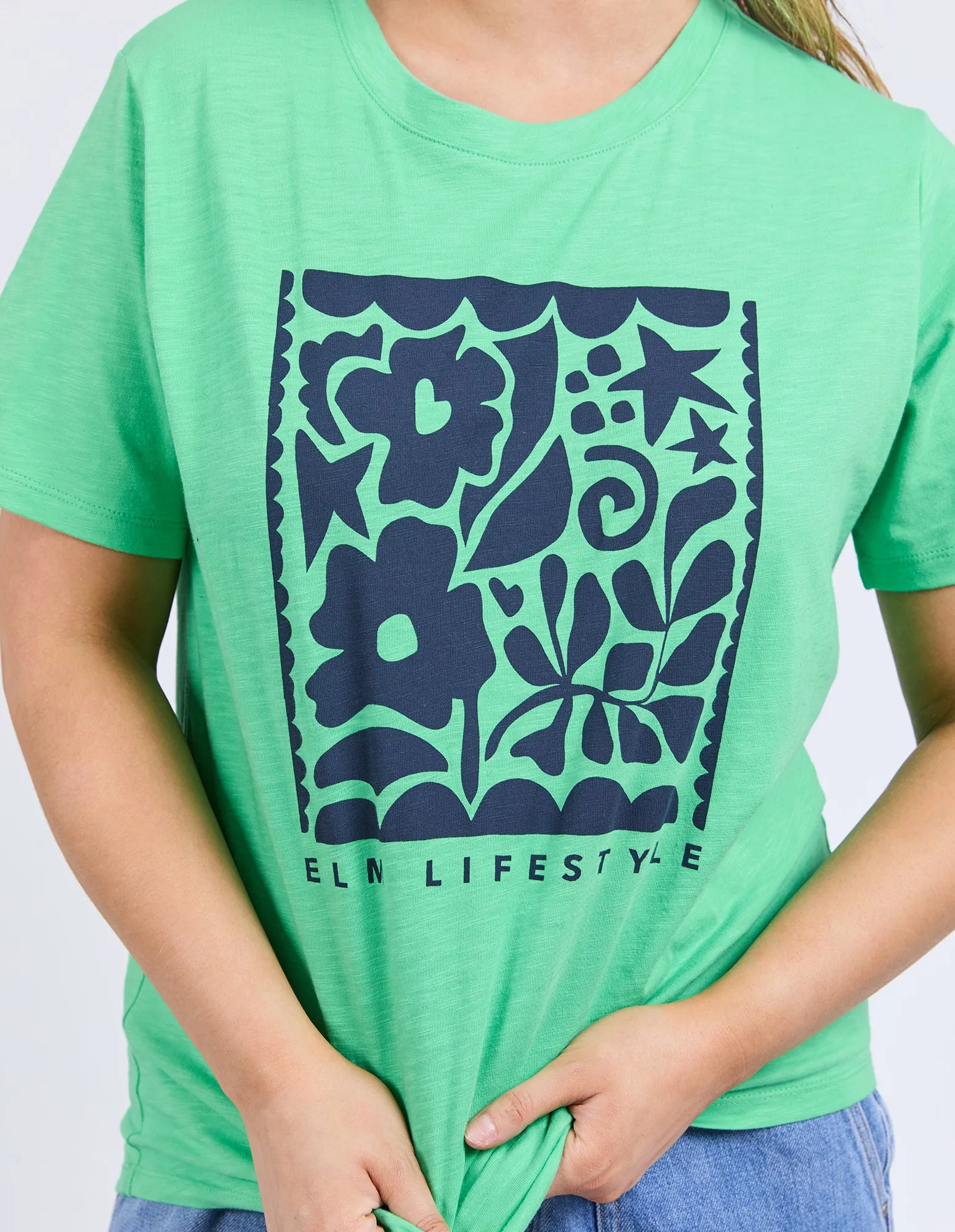 Elm Winona Tee Spring Green sold by Shine On product image thumbnail 4