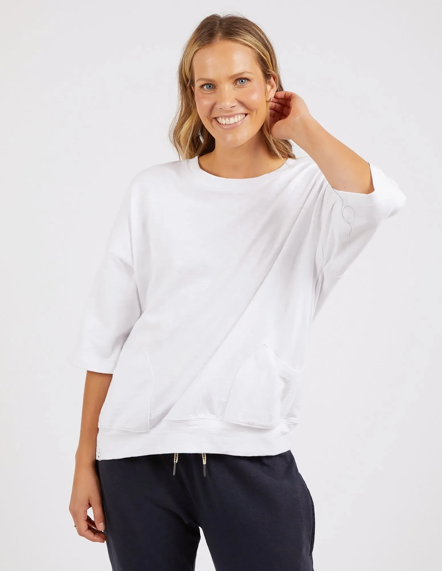 Elm Mazie Sweat White sold by Shine On product image thumbnail 3