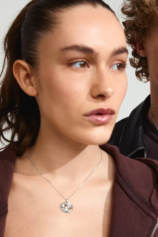 Pilgrim Luca Recycled Necklace Silver Plated sold by Shine On
