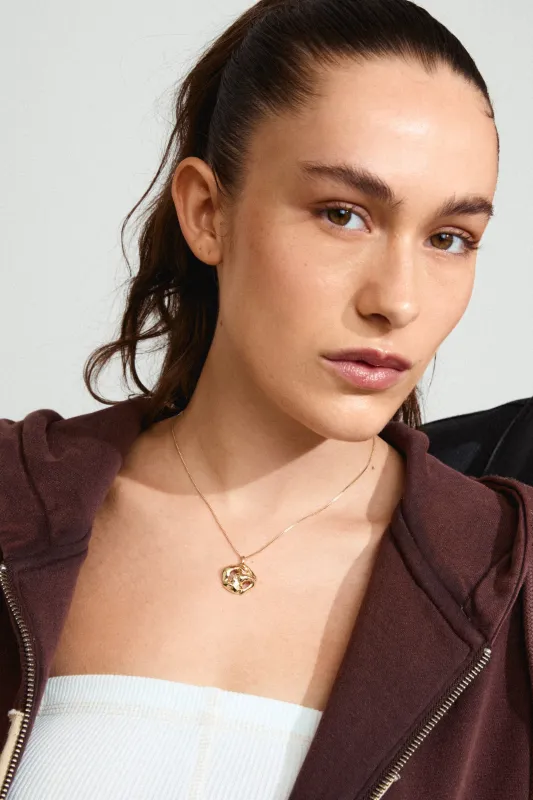 Pilgrim Luca Recycled Necklace Gold Plated sold by Shine On