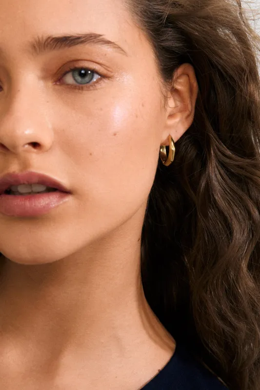 Pilgrim Harrison Recycled Earrings Gold Plated sold by Shine On