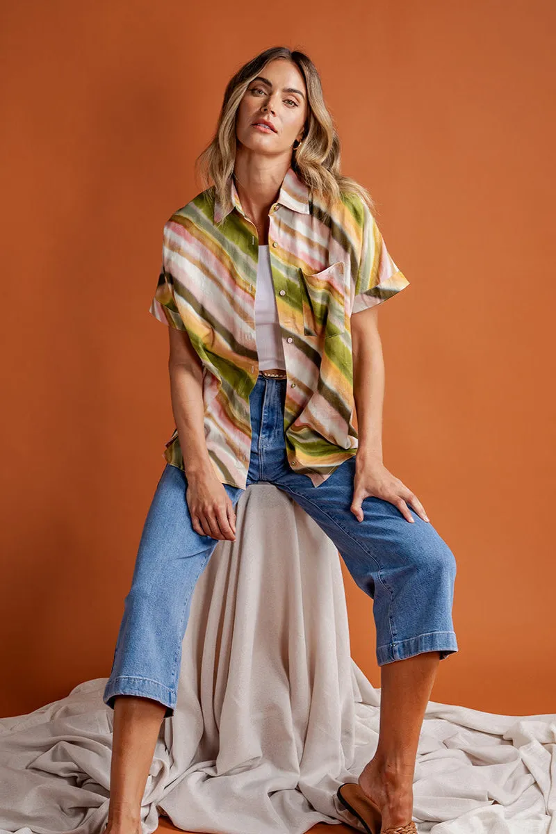 Foxwood Sarah Crop Jean Light Blue sold by Shine On product image thumbnail 2