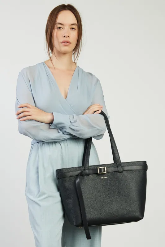 Saben Tabby Shoulder Bag Black + Bronze sold by Shine On