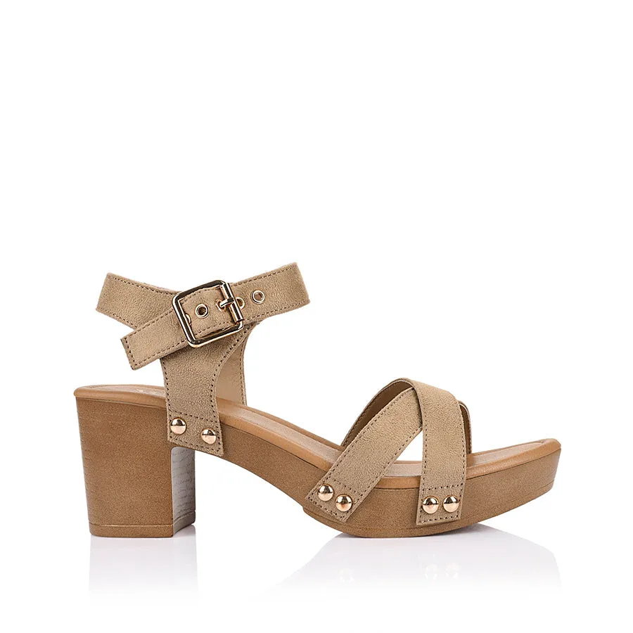Verali Lulu Platform Taupe Micro sold by Shine On product image thumbnail 3