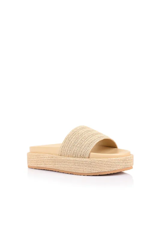 Verali Romy Sandal Raffia sold by Shine On