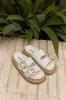 Verali Thatcher Sandal Chalk White sold by Shine On